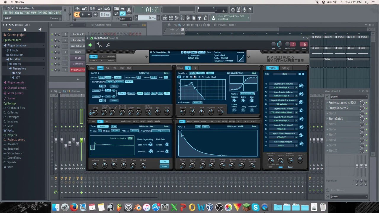 Fl studio 8 mixer